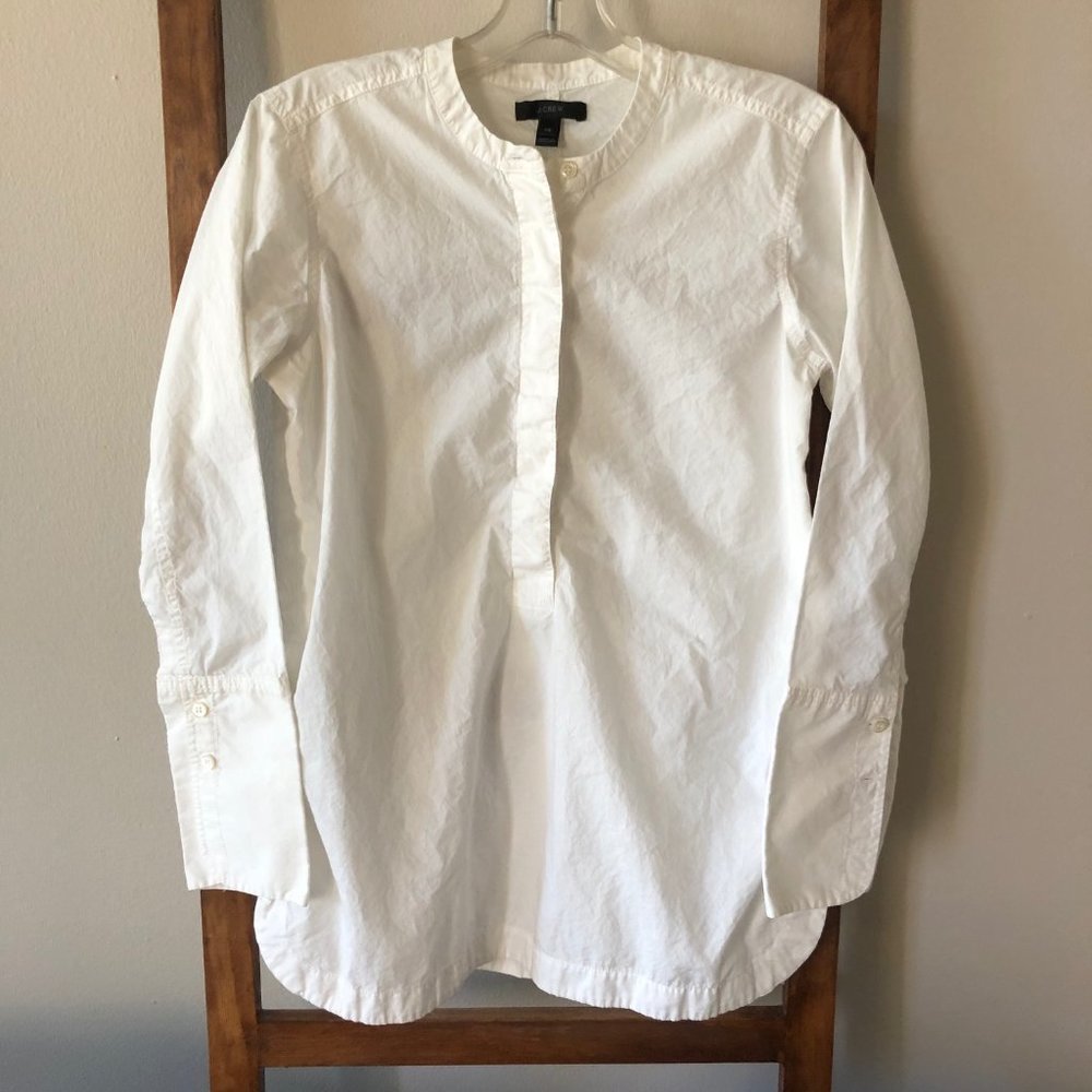 Long sleeve JCrew popover shirt - Size 00